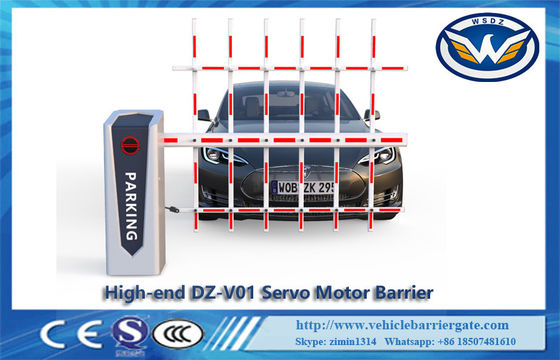 Porte de barrière du trafic de moteur servo de C.C 24V des parkings LED avec la barrière trois Arm de 3m