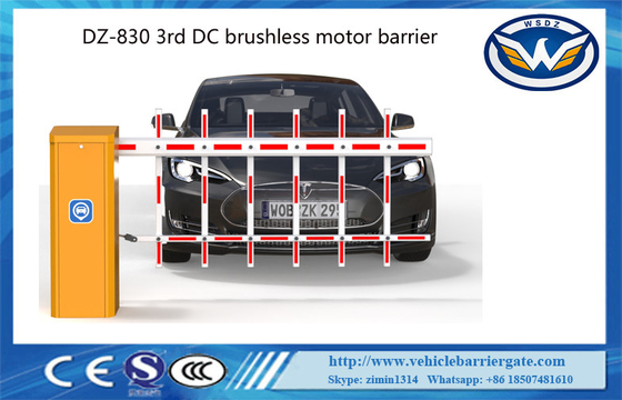 Moteur sans brosse automatique résistant de la barrière RS485 24VDC de boom avec deux la barrière Boom
