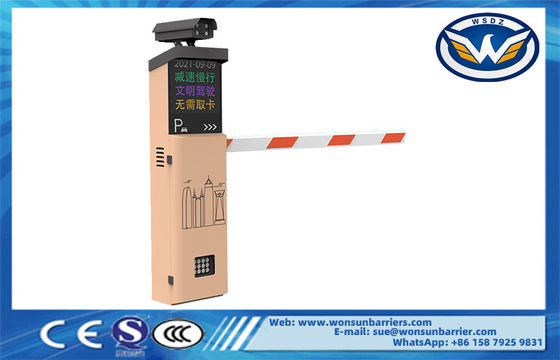 Barrière automatique de stationnement de voiture avec le système de reconnaissance de plaque minéralogique pour le parking
