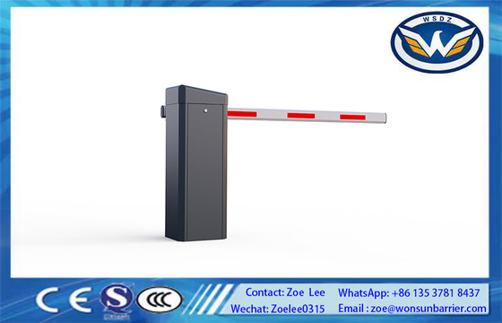 0.6S Porte de barrière automatique de péage servo pour l'accès des véhicules avec personnalisation des couleurs