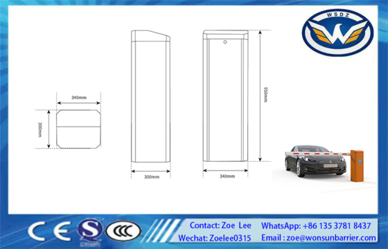 Porte de barrière sans balai DC de troisième génération DZ-830