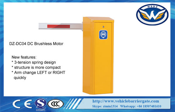 Moteur sans brosse intelligent du bras DC24V de la porte 6m de barrière pour le système de parking