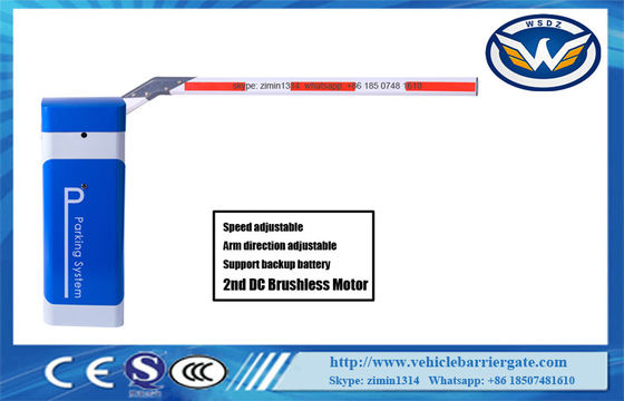 Barrière sans brosse de boom du trafic de moteur de la porte DC24V de barrière de stationnement de Bidirection