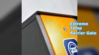 Barrière : accès au parking à températures extrêmes