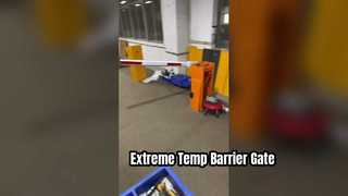 Barrière avec détection radar pour anti-collision