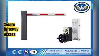 Accès sécurisé aux portes de barrière d'allée